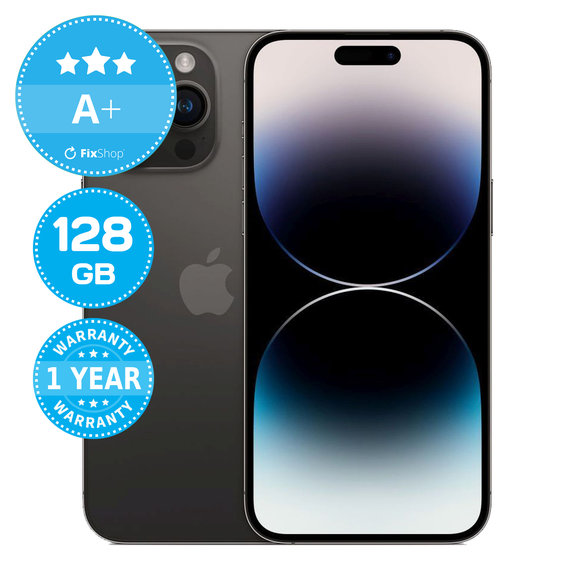 Apple iPhone 14 Pro Max Space Black 128GB A+ Felújított