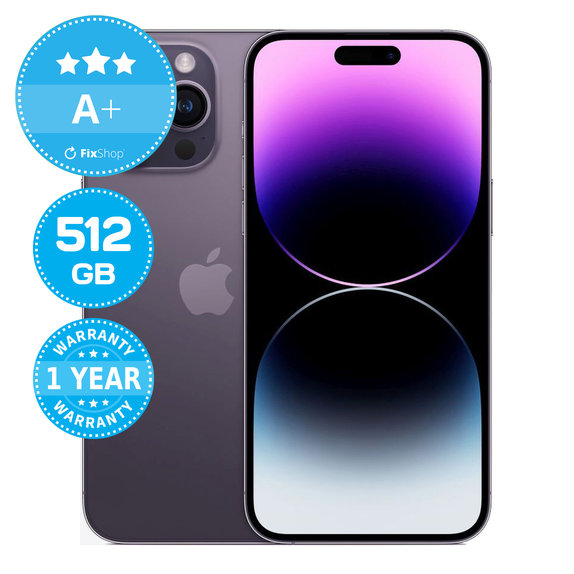Apple iPhone 14 Pro Max Deep Purple 512GB A+ Felújított