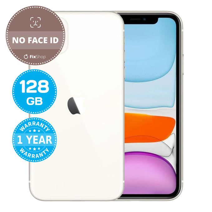 Apple iPhone 11 White 128GB (No Face ID) Felújított