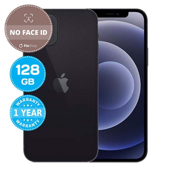 Apple iPhone 12 Black 128GB (No Face ID) Felújított