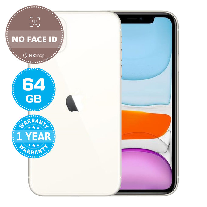 Apple iPhone 11 White 64GB (No Face ID) Felújított