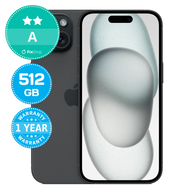 Apple iPhone 15 Black 512GB A Felújított