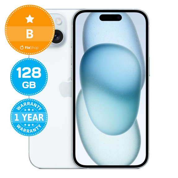 Apple iPhone 15 Blue 128GB B Felújított