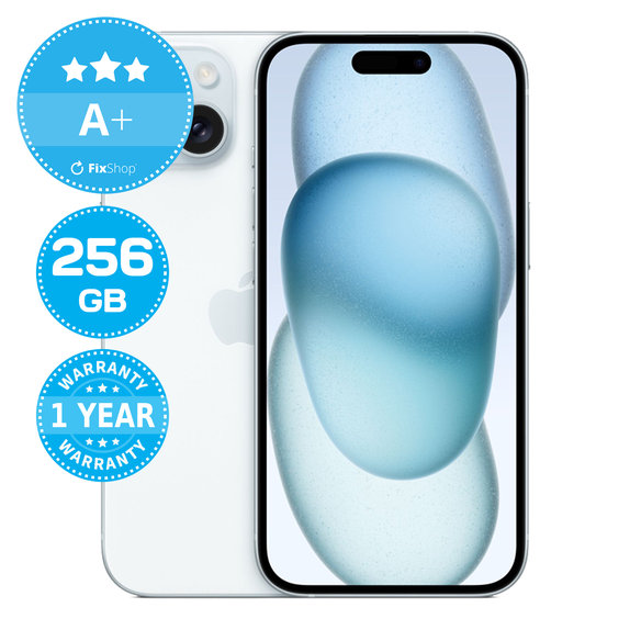 Apple iPhone 15 Blue 256GB A+ Felújított