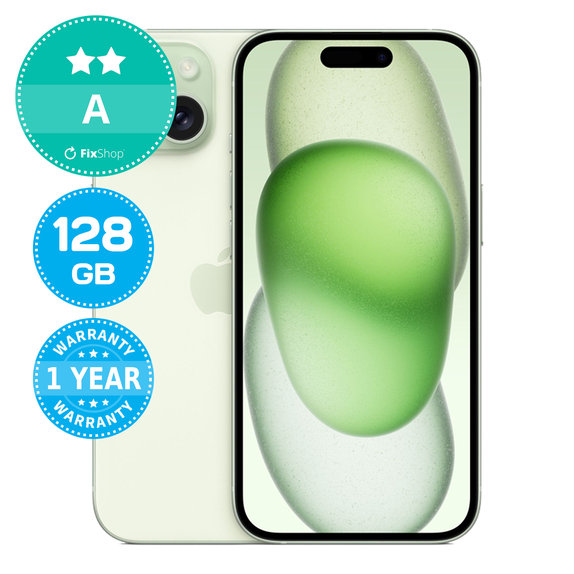 Apple iPhone 15 Green 128GB A Felújított