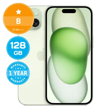 Apple iPhone 15 Green 128GB B Felújított