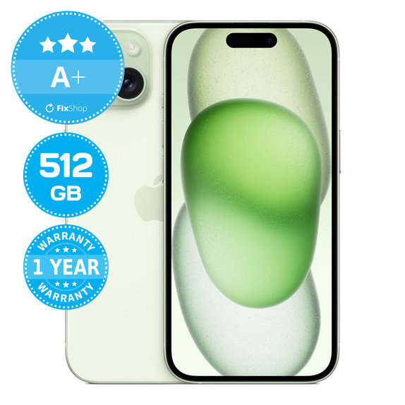 Apple iPhone 15 Green 512GB A+ Felújított