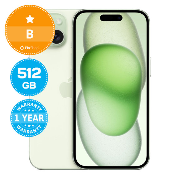 Apple iPhone 15 Green 512GB B Felújított