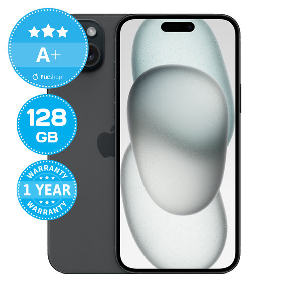 Apple iPhone 15 Plus Black 128GB A+ Felújított