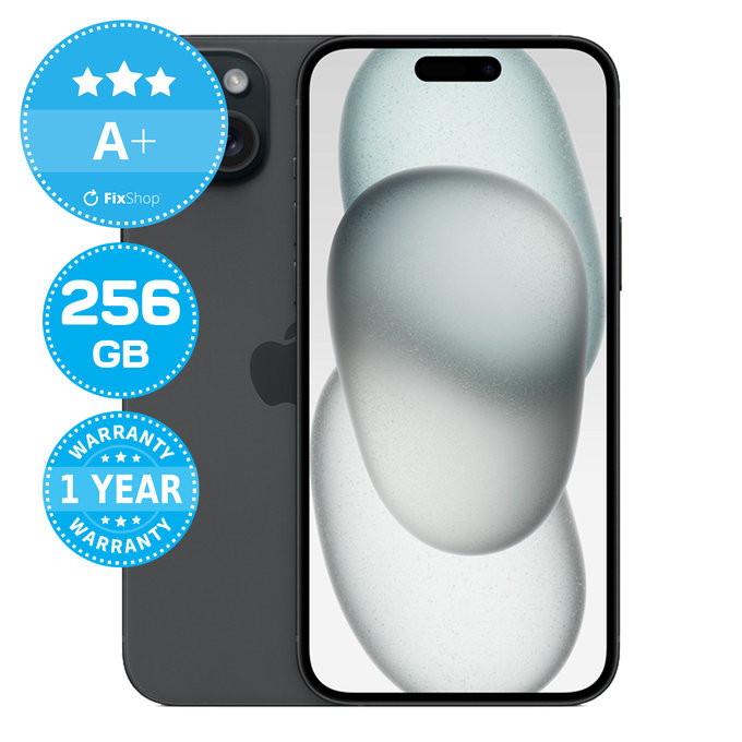 Apple iPhone 15 Plus Black 256GB A+ Felújított