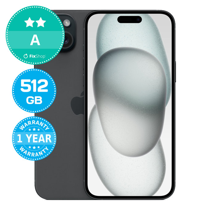 Apple iPhone 15 Plus Black 512GB A Felújított