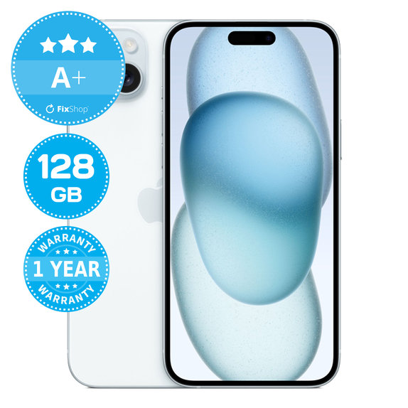 Apple iPhone 15 Plus Blue 128GB A+ Felújított