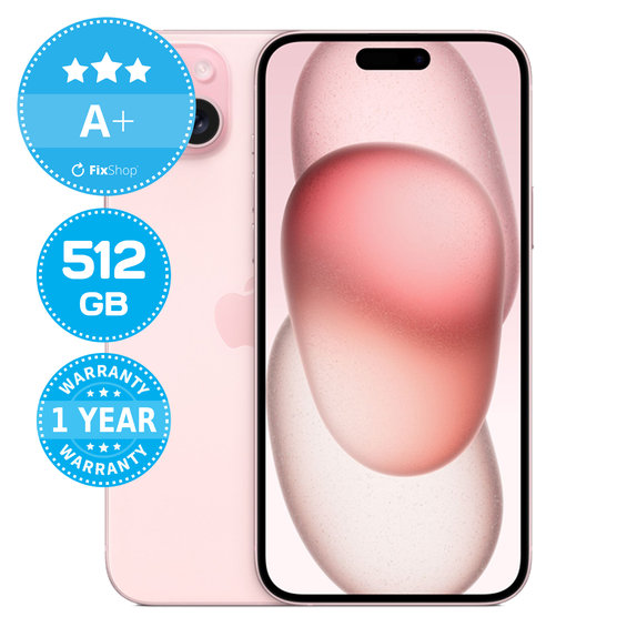 Apple iPhone 15 Plus Pink 512GB A+ Felújított