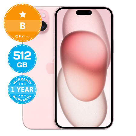 Apple iPhone 15 Plus Pink 512GB B Felújított