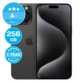 Apple iPhone 15 Pro Max Black Titanium 256GB A+ Felújított