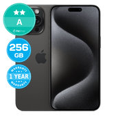Apple iPhone 15 Pro Max Black Titanium 256GB A Felújított