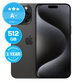 Apple iPhone 15 Pro Max Black Titanium 512GB A+ Felújított