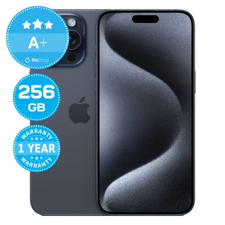 Apple iPhone 15 Pro Max Blue Titanium 256GB A+ Felújított