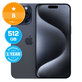 Apple iPhone 15 Pro Max Blue Titanium 512GB B Felújított