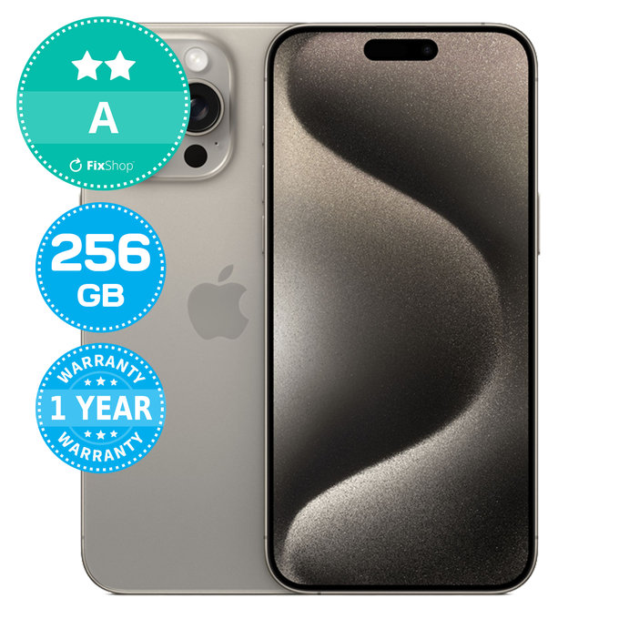 Apple iPhone 15 Pro Max Natural Titanium 256GB A Felújított
