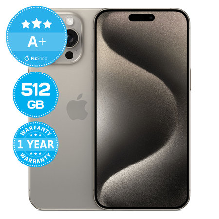 Apple iPhone 15 Pro Max Natural Titanium 512GB A+ Felújított