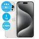 Apple iPhone 15 Pro Max White Titanium 1TB A+ Felújított