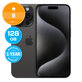 Apple iPhone 15 Pro Black Titanium 128GB B Felújított