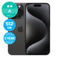 Apple iPhone 15 Pro Black Titanium 512GB A Felújított