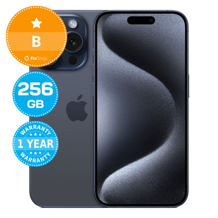 Apple iPhone 15 Pro Blue Titanium 256GB B Felújított