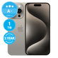 Apple iPhone 15 Pro Natural Titanium 1TB A+ Felújított