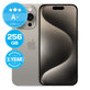 Apple iPhone 15 Pro Natural Titanium 256GB A+ Felújított