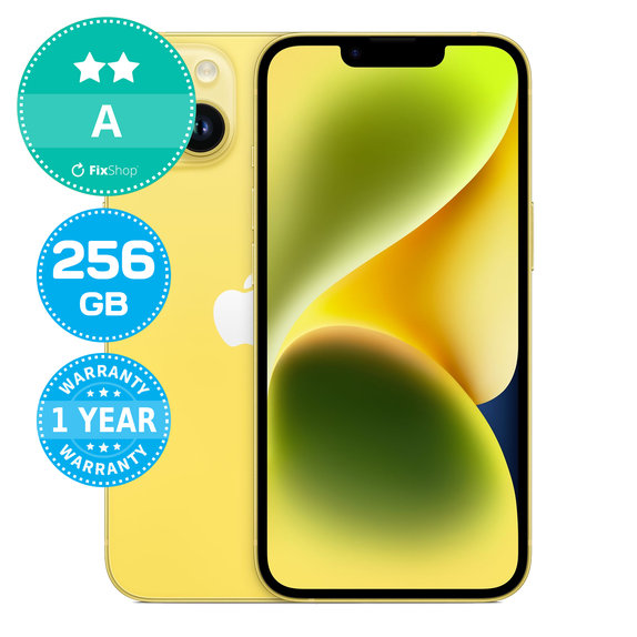 Apple iPhone 14 Yellow 256GB A Felújított