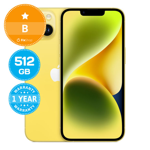 Apple iPhone 14 Yellow 512GB B Felújított