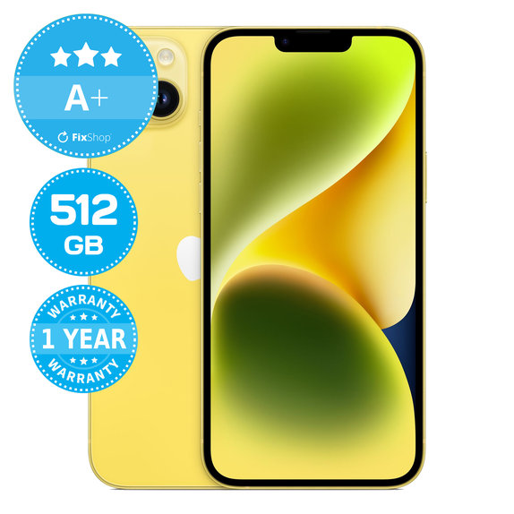 Apple iPhone 14 Plus Yellow 512GB A+ Felújított