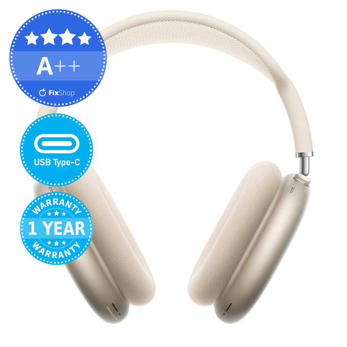 Apple AirPods Max (USB-C) - Starlight A++ Felújított