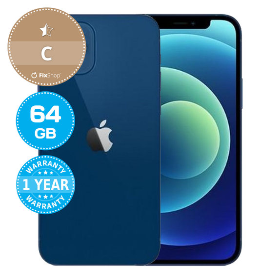 Apple iPhone 12 Blue 64GB C Felújított
