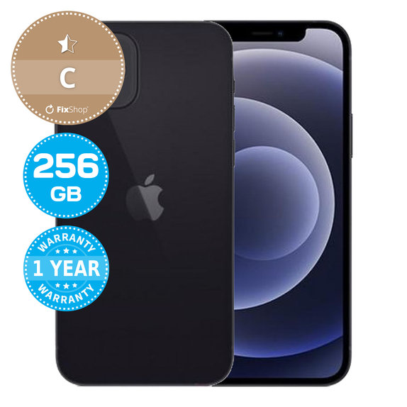 Apple iPhone 12 Black 256GB C Felújított