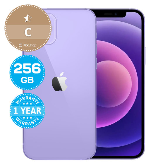 Apple iPhone 12 Purple 256GB C Felújított