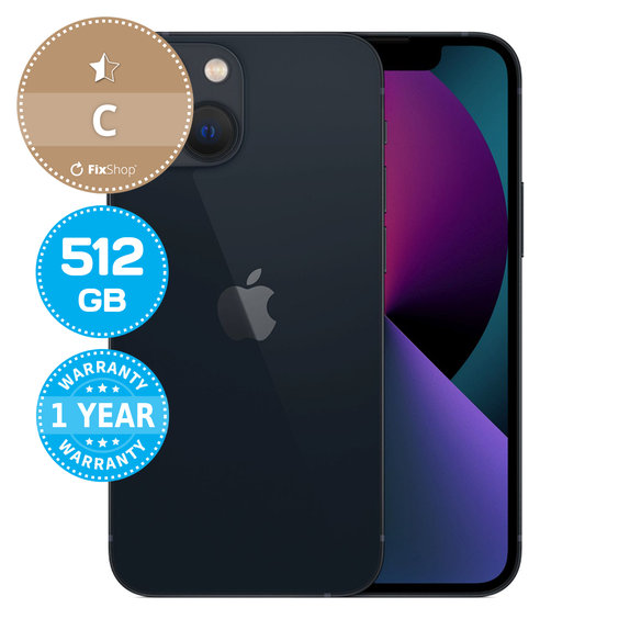 Apple iPhone 13 Mini Midnight 512GB C Felújított