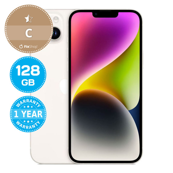 Apple iPhone 14 Plus Starlight 128GB C Felújított
