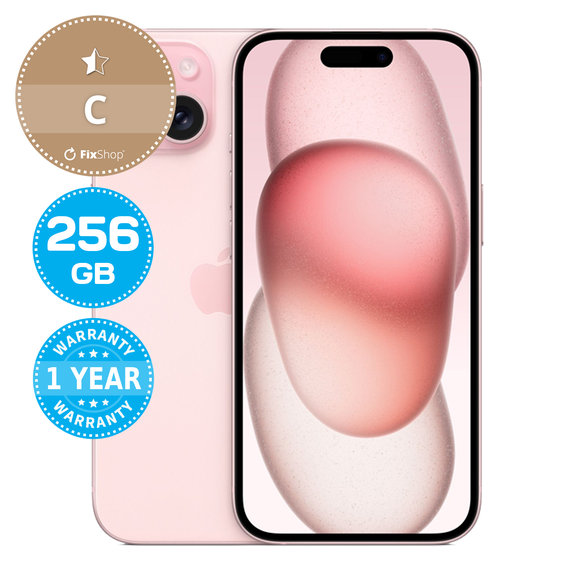 Apple iPhone 15 Pink 256GB C Felújított