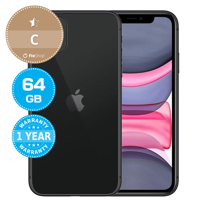 Apple iPhone 11 Black 64GB C Felújított