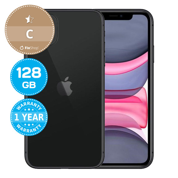 Apple iPhone 11 Black 128GB C Felújított