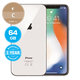Apple iPhone X Silver 64GB C Felújított
