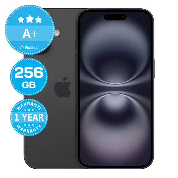 Apple iPhone 16 Black 256GB A+ Felújított