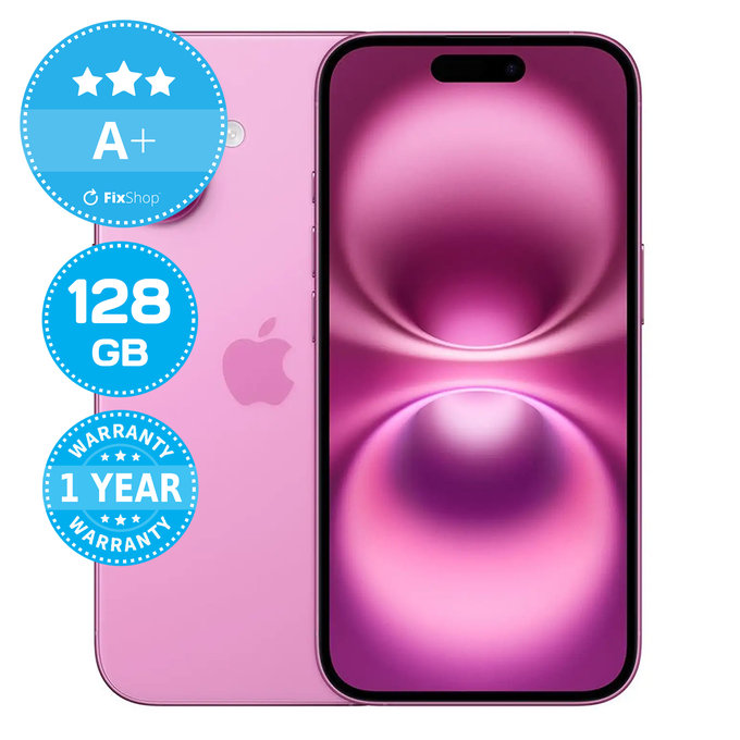 Apple iPhone 16 Pink 128GB A+ Felújított