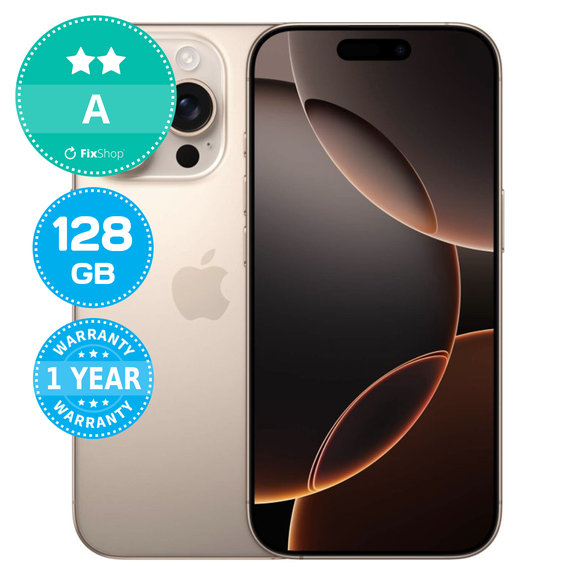 Apple iPhone 16 Pro Desert Titanium 128GB A Felújított