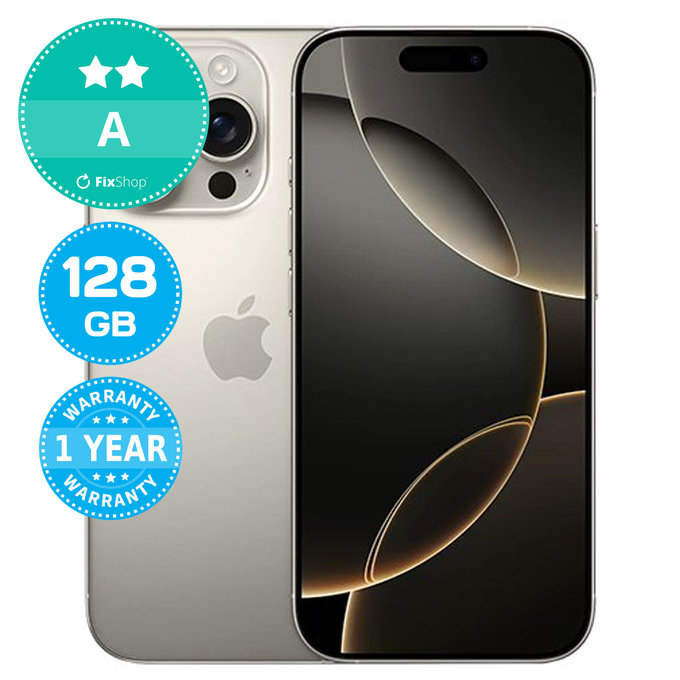Apple iPhone 16 Pro Natural Titanium 128GB A Felújított