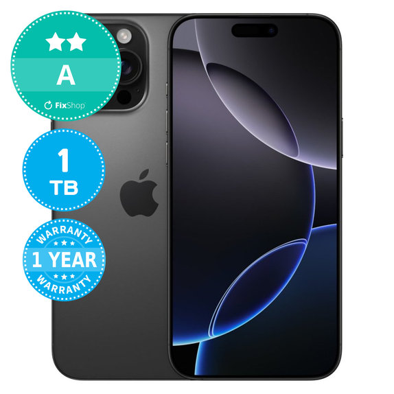 Apple iPhone 16 Pro Max Black Titanium 1TB A Felújított