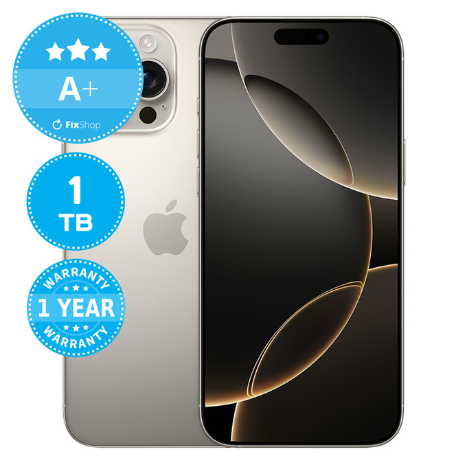 Apple iPhone 16 Pro Max Natural Titanium 1TB A+ Felújított